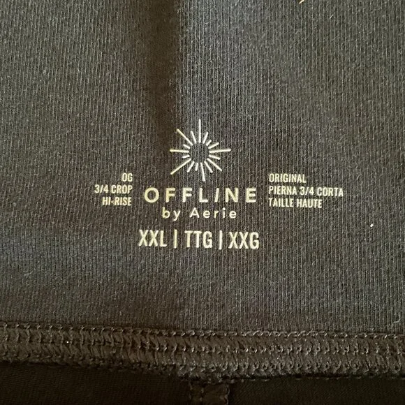 aerie Offline Soft 3/4 Length Leggings OG Hi-Rise - Picture 3 of 3